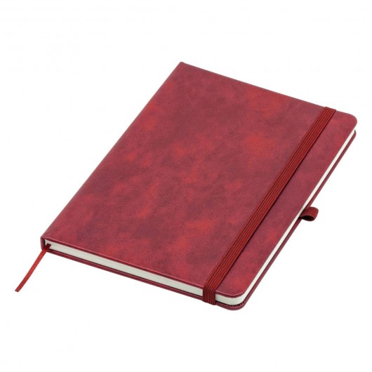 Red Leather Feel A5 Notebooks